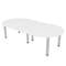 Skutchi Designs 45 in W, 96 in L, 29 in H, Engineered Wood Top, White HAR-RAC-46X93-PT-09 - alternate 1